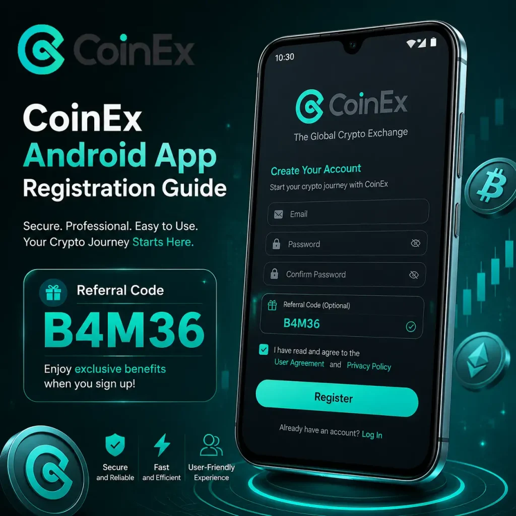CoinEx Mobile App Registration Guide